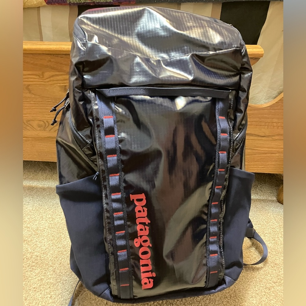 Patagonia Navy and Red Backpack